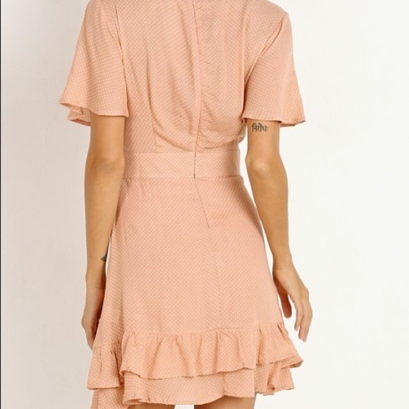 Sage Sunday‎ Beach Club dress blush polka dot L - Picture 11 of 11